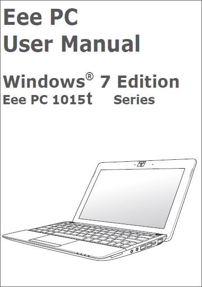 Asus EeePC 1015t user manual