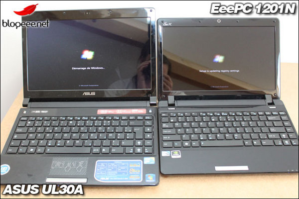 Asus UL30 vs Asus Eee PC 1201N