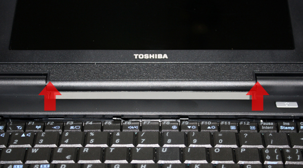 Toshiba NB100 pannello superiore